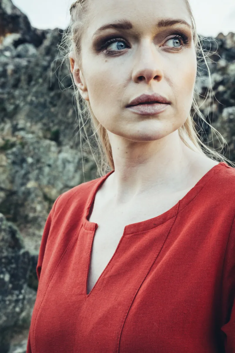 Shop Leonardo Carbone Unterkleid "Lina" Rot