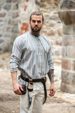 Fashion Leonardo Carbone Weiches Bauernhemd 