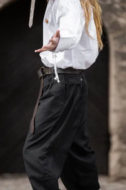 Shop Leonardo Carbone Weite Mittelalter-Hose 