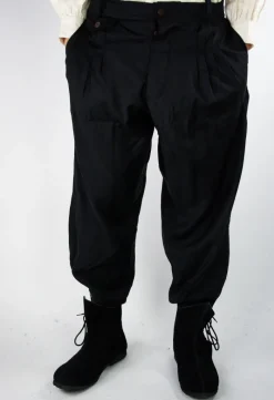Shop Leonardo Carbone Weite Mittelalter-Hose 