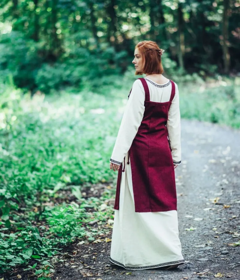 Shop Leonardo Carbone Wikinger Überkleid aus Wolle "Aila" Rot