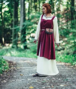 Shop Leonardo Carbone Wikinger Überkleid "Inka" Rot