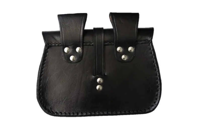 Best Leonardo Carbone Wikinger Gürteltasche "Alba" Schwarz
