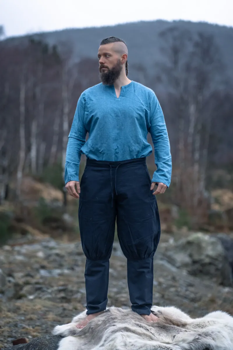 Online Leonardo Carbone Wikinger Hose Rushose "Kjell" Schwarz