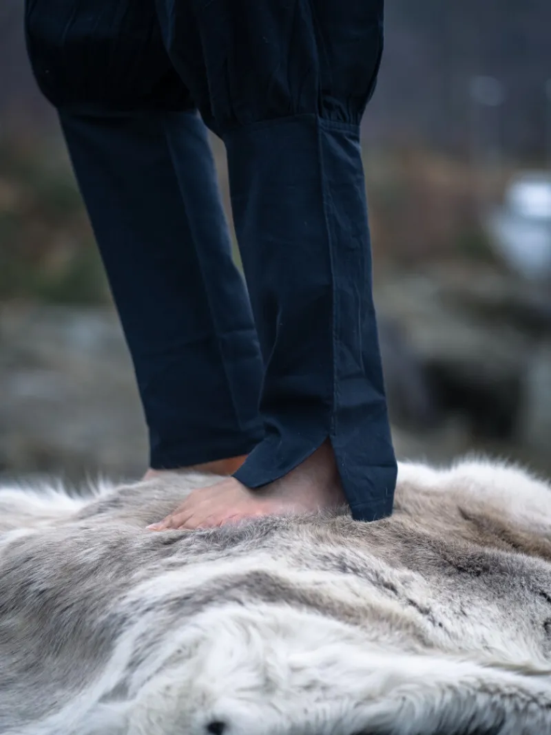 Online Leonardo Carbone Wikinger Hose Rushose "Kjell" Schwarz
