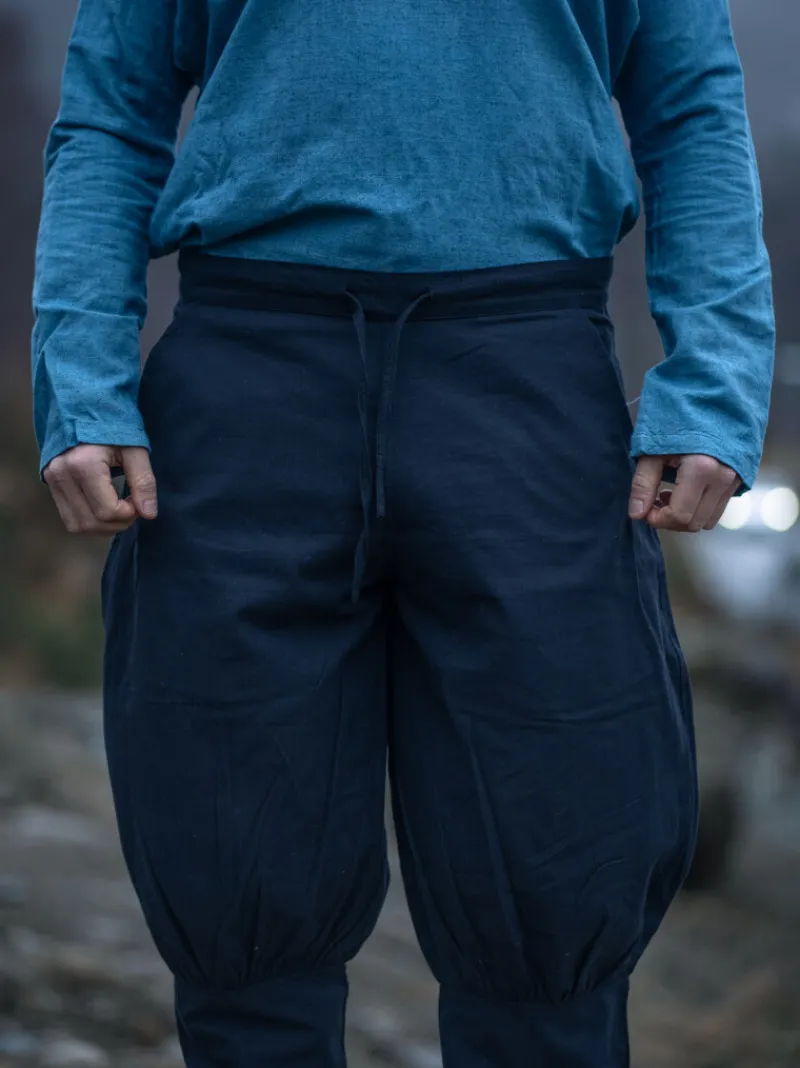 Online Leonardo Carbone Wikinger Hose Rushose "Kjell" Schwarz