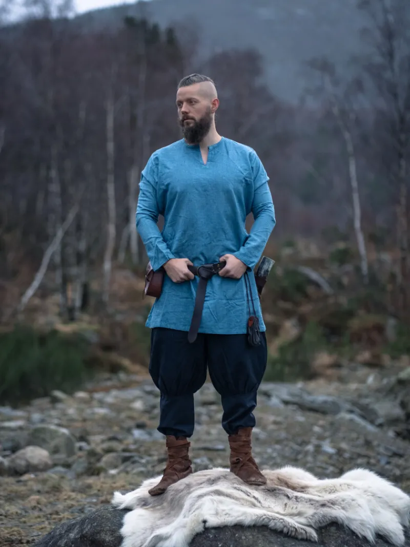 Online Leonardo Carbone Wikinger Hose Rushose "Kjell" Schwarz
