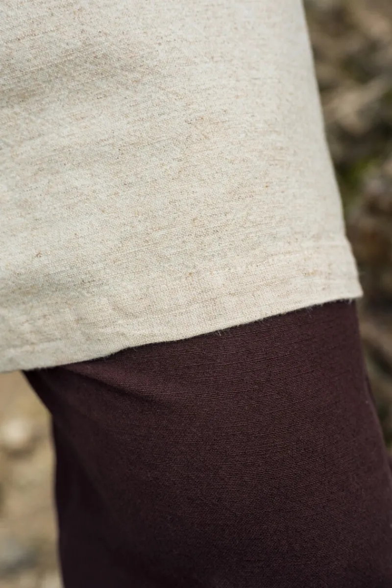 Fashion Leonardo Carbone Wikinger Leinentunika "Ragnar" Natur