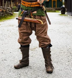Online Leonardo Carbone Wikinger Rushose Leinen "Wodan" Braun