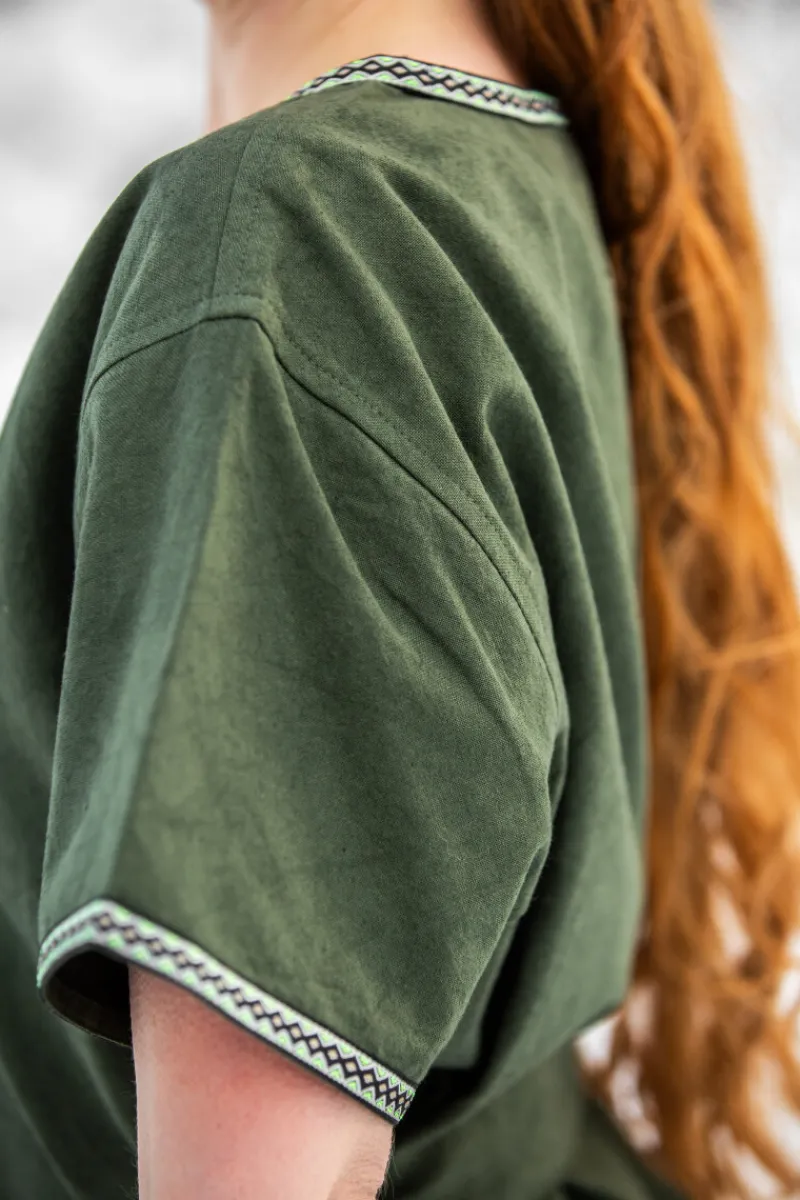 Sale Leonardo Carbone Wikinger Tunika Damen "Matilda" Grün