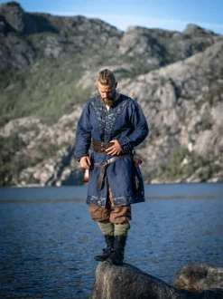Fashion Leonardo Carbone Wikinger Tunika "Erik" Dunkelblau