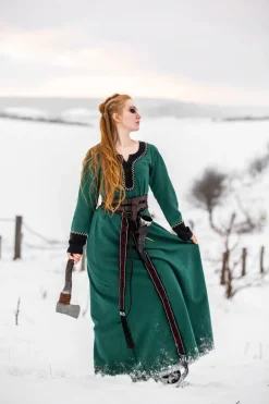 Cheap Leonardo Carbone Wikingerkleid "Freya" Grün
