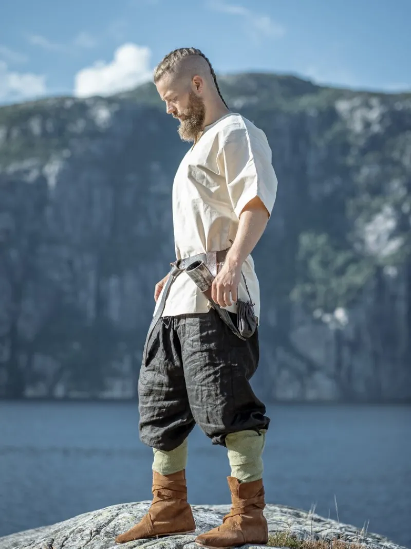 Discount Leonardo Carbone Wikinger-Kurzarmtunika "Olaf" Natur