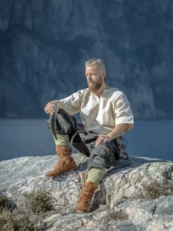 Discount Leonardo Carbone Wikinger-Kurzarmtunika