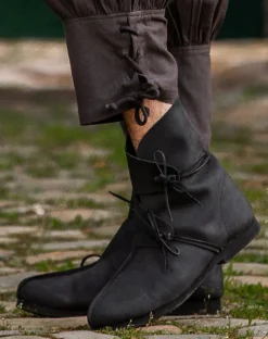 Cheap Leonardo Carbone Wikingerstiefel "Joar" Schwarz