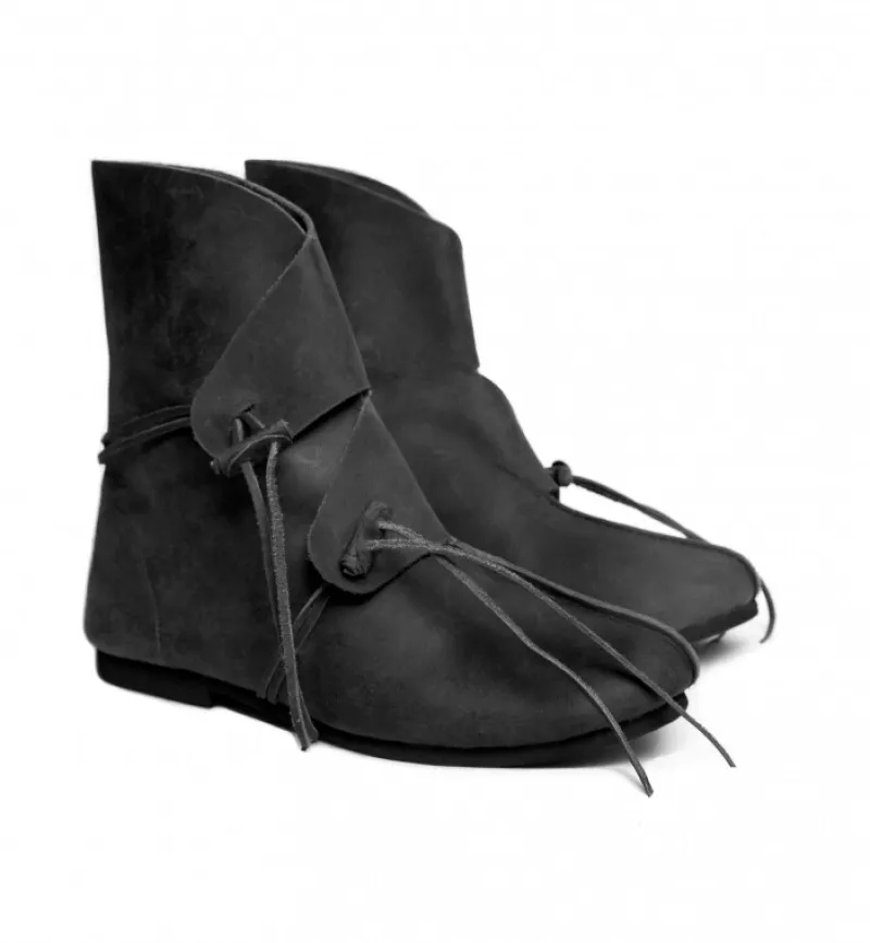 Cheap Leonardo Carbone Wikingerstiefel "Joar" Schwarz