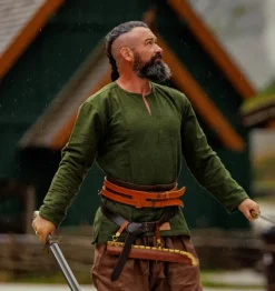 Best Sale Leonardo Carbone Wikingertunika "Ivar" Grün