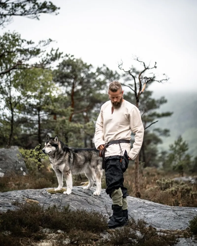 Discount Leonardo Carbone Wikingertunika "Ivar" Natur