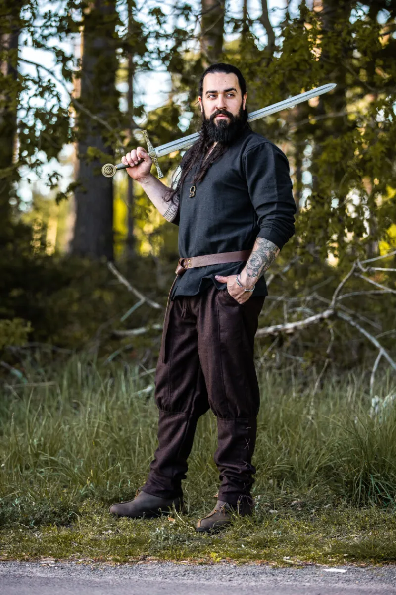 Hot Leonardo Carbone Wikinger-Wollhose "Jorgen" Braun
