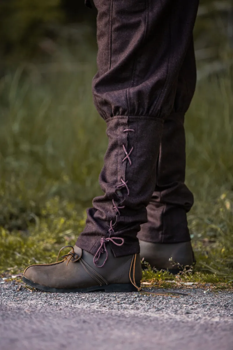 Hot Leonardo Carbone Wikinger-Wollhose "Jorgen" Braun