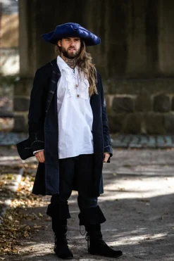 New Leonardo Carbone Wollfilzhut Dreispitz
