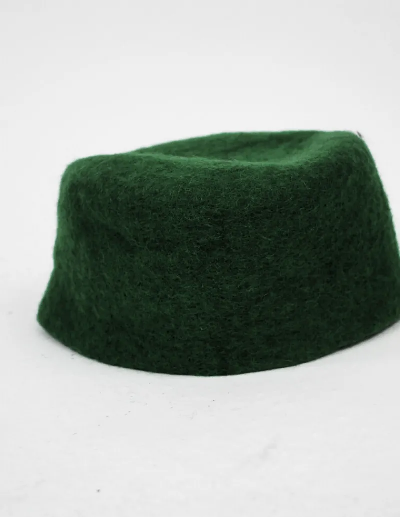 Clearance Leonardo Carbone Wollfilzkappe "Hans" Grün
