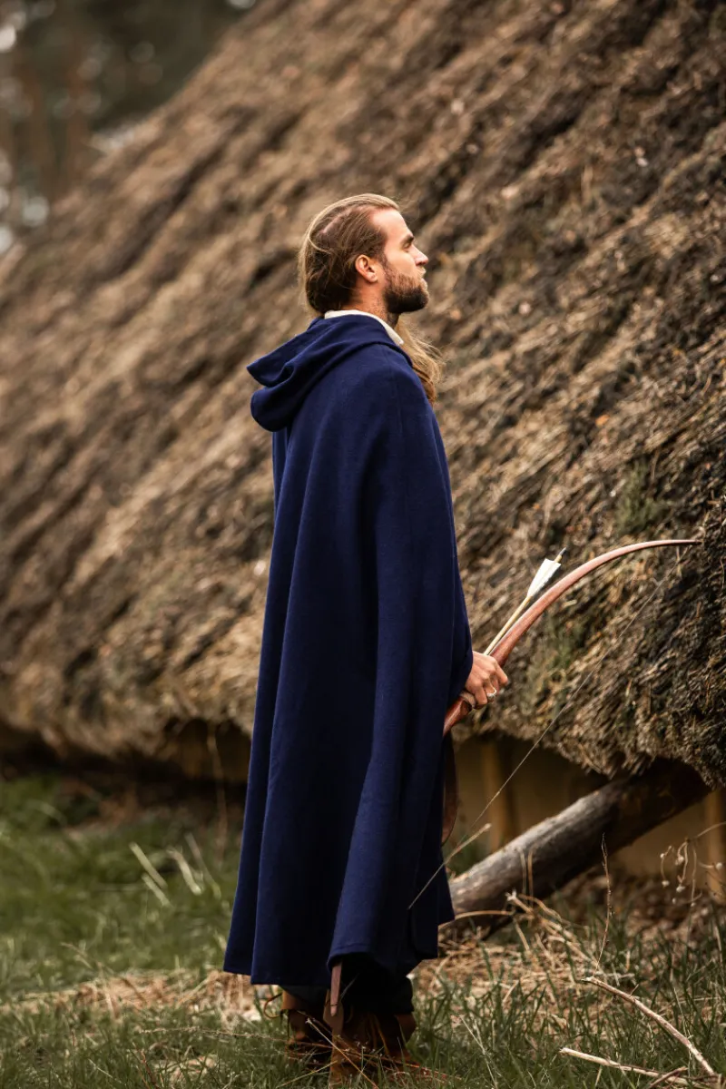 Flash Sale Leonardo Carbone Wollumhang mit Wolfsschließe "Tjark" Blau